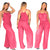 Backless Patchwork Fashion Sexy Jumpsuits #Backless #Straps #Patchwork SA-BLL55586-2 Women's Clothes and Jumpsuits & Rompers by Sexy Affordable Clothing