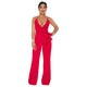 Straps Halter Women's Wide Leg Jumpsuits #Red #Straps #Deep-V SA-BLL55514-3 Women's Clothes and Jumpsuits & Rompers by Sexy Affordable Clothing