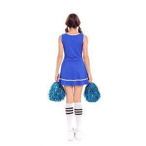 High School Cheerleader Halloween Costume #Blue #Costume SA-BLL1017 Sexy Costumes and Sports by Sexy Affordable Clothing