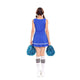 High School Cheerleader Halloween Costume #Blue #Costume SA-BLL1017 Sexy Costumes and Sports by Sexy Affordable Clothing