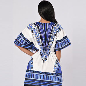 African Printed White Dashiki Women Dress #Printed #Dashiki #African SA-BLL282745-1 Fashion Dresses and Mini Dresses by Sexy Affordable Clothing