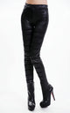 Black Leather Legging  SA-BLL9601-1 Leg Wear and Stockings and Thin Leggings by Sexy Affordable Clothing