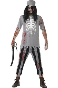 4in1 Zombie Pirate Ghost Pirates Men Costume  SA-BLL15462 Sexy Costumes and Mens Costume by Sexy Affordable Clothing