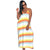 The Orange Block Maxi Dress #Strap #Color Block #Pocket SA-BLL51172-2 Fashion Dresses and Maxi Dresses by Sexy Affordable Clothing