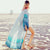Chiffon Cardigan Aqua Gypsy Beach Tunic Swimsuit Cover UpSA-BLL3788 Sexy Swimwear and Cover-Ups & Beach Dresses by Sexy Affordable Clothing