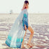 Chiffon Cardigan Aqua Gypsy Beach Tunic Swimsuit Cover Up