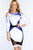 Royal Blue Multi Bare Shoulders Sexy Bodycon DressSA-BLL2139 Fashion Dresses and Bodycon Dresses by Sexy Affordable Clothing