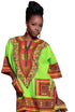 Women Traditional African Print Dashiki Shirt Dress