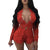 Marceline Crochet Blazer Set #Red SA-BLL28233-2 Sexy Clubwear and Pant Sets by Sexy Affordable Clothing