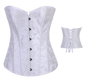 White Sexy Corset  SA-BLL4249 Sexy Lingerie and Corsets and Garters by Sexy Affordable Clothing