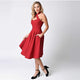Rockabilly Cocktail Swing Dresses #Red SA-BLL362051-1 Fashion Dresses and Skater & Vintage Dresses by Sexy Affordable Clothing