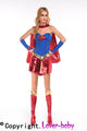 Deluxe Sexy Supergirl Costume  SA-BLL15258 Sexy Costumes and Superhero Costumes by Sexy Affordable Clothing