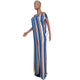 Off Shoulder Striped Tube Jumpsuit #Off Shoulder #Striped SA-BLL55572-1 Women's Clothes and Jumpsuits & Rompers by Sexy Affordable Clothing