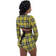 Cher Print Plaid Short Set #Two Piece #Printed #Plaid SA-BLL282489 Sexy Clubwear and Pant Sets by Sexy Affordable Clothing