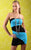 Sleeveless Black and Blue DressSA-BLL2444-4 Sexy Clubwear and Club Dresses by Sexy Affordable Clothing