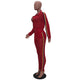 See You Looking Crop Jacket Pant Set - Red #Two Piece #Zipper #Striped SA-BLL282684-1 Sexy Clubwear and Pant Sets by Sexy Affordable Clothing