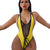 High Cut Sexy Lace-Up One-Piece Swimsuit #Mesh #Lace-Up #One-Piece #Omg SA-BLL32583-1 Sexy Swimwear and One-Piece Swimwear by Sexy Affordable Clothing