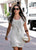 Side Hollow Out Knit Mini Dress #Mini Dress #Beach Dress #White # SA-BLL3747 Sexy Swimwear and Cover-Ups & Beach Dresses by Sexy Affordable Clothing