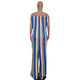 Off Shoulder Striped Tube Jumpsuit #Off Shoulder #Striped SA-BLL55572-1 Women's Clothes and Jumpsuits & Rompers by Sexy Affordable Clothing