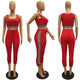 Fashion Plaid Print Sweat Outfit #Two Piece #Print #Racing #Plaid SA-BLL282599-1 Sexy Clubwear and Pant Sets by Sexy Affordable Clothing