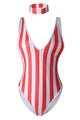 V-Neck Sleeveless SwimSuit  SA-BLL32599-2 Sexy Swimwear and Bikini Swimwear by Sexy Affordable Clothing