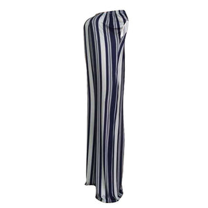 Off Shoulder Striped Tube Jumpsuit #Off Shoulder #Striped SA-BLL55572-2 Women's Clothes and Jumpsuits & Rompers by Sexy Affordable Clothing