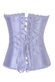 Daring Sheer V Corset White  SA-BLL4057-1 Sexy Lingerie and Corsets and Garters by Sexy Affordable Clothing