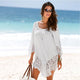 Urban Beach Cover Up Knee Length Shirt Dress #Tassel SA-BLL38319 Sexy Swimwear and Cover-Ups & Beach Dresses by Sexy Affordable Clothing