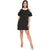 Butterfly Sleeve O Neck Sequin Plus-Size Dresses #Black #Sequin #Round Neck #Butterfly Sleeve SA-BLL282476-1 Fashion Dresses and Mini Dresses by Sexy Affordable Clothing