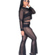 The Cassie Mesh 2-Piece Cover Ups #Black #Mesh #Two Piece SA-BLL282458-1 Sexy Clubwear and Pant Sets by Sexy Affordable Clothing