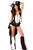 Deluxe Sexy Flower Skunk Furry CostumeSA-BLL1405 Sexy Costumes and Animal Costumes by Sexy Affordable Clothing