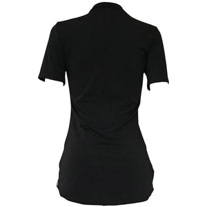 Print Fashion Casual O-Neck Short T-shirts #Black #Round Neck #Print SA-BLL697 Women's Clothes and Women's T-Shirts by Sexy Affordable Clothing