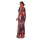 Dashiki V Neck Long Sleeve Evening Dress #Evening Dress SA-BLL5029-2 Fashion Dresses and Evening Dress by Sexy Affordable Clothing