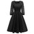 Sequare Neck A-Line Dress with Lace Sleeves #Lace #Black #A-Line #Sequare Neck SA-BLL36135-1 Fashion Dresses and Midi Dress by Sexy Affordable Clothing