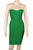 Green off-the-shoulder Elastic Bandage Dress