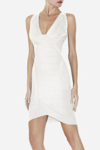 Celebrity Hot-selling White Bandage Dress