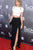 Ladylike Black White 2pcs Evening Dress
