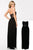 Black Bustier Party Cocktail Evening Maxi Gown