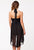 Black Halter Backless Prom Cocktail Party Evening Dress