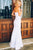 Elegant Strapless Mesh Highlight Party White Evening Dress