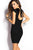 Black High Neck Open Back Lace Vintage Dress