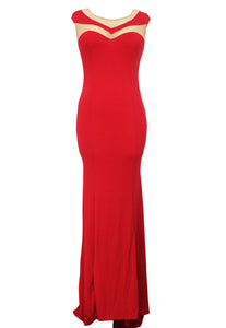 Beautiful Sexy Long Mermaid Formal Red Evening Gown