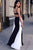 Elegant Sleeveless Side Pleated Gown
