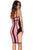 Pinkish Strappy Illusion Cut Bandage Dress