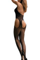 Seductive Halter Lace Crotchless Bodystocking