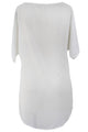 White Breezy Tie The Knot Beach Cover Up