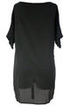 Black Breezy Tie The Knot Beach Cover Up