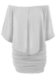 Plus Size Multiple Dressing Layered Grey Mini Dress