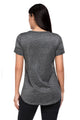 Black Crisscross Detail Short Sleeve T-shirt