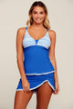 Blue Summer Fashion 2pcs Tankini Bathing Suit
